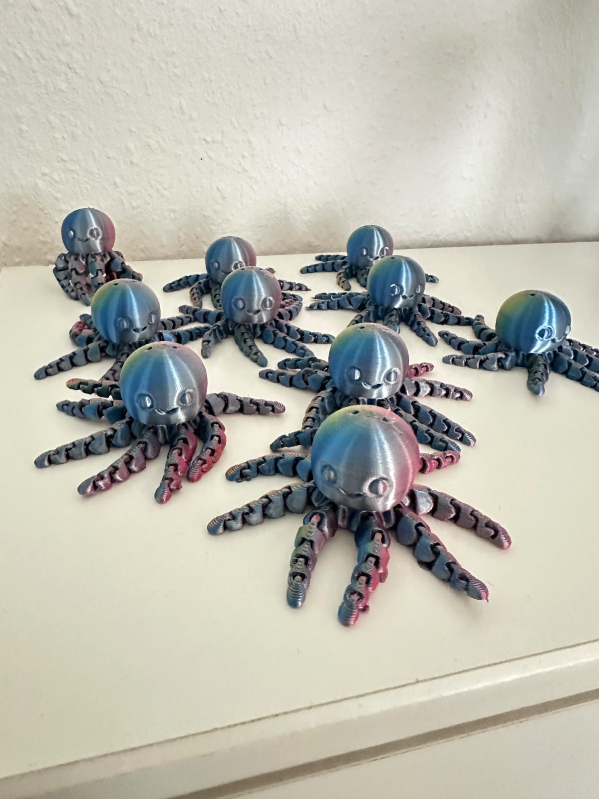 Flexibler 3D-gedruckter Oktopus