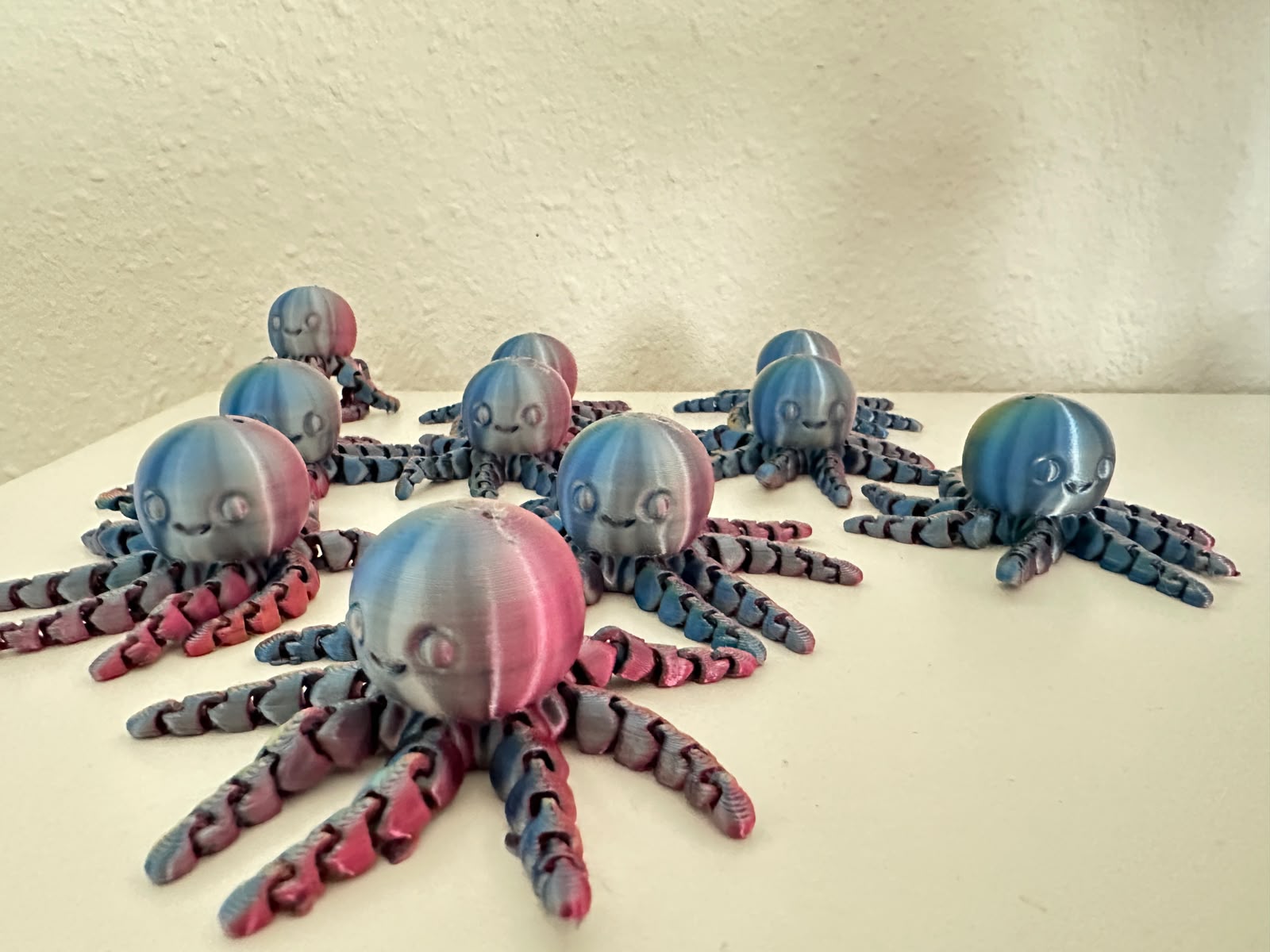 Flexibler 3D-gedruckter Oktopus